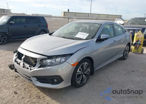 2018 Honda Civic Ex-L из США, поврежденный, VIN JHMFC1F77JX018384